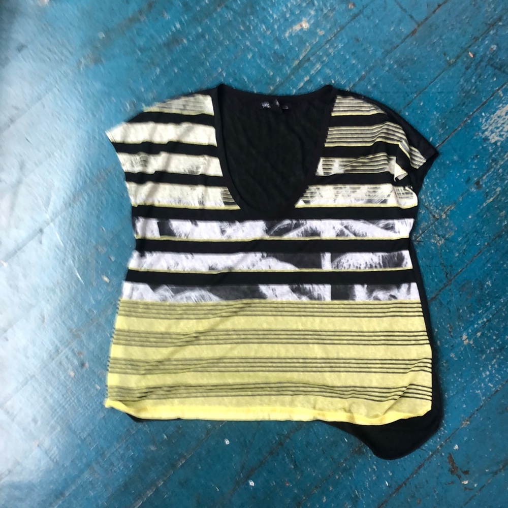 Kenneth Cole burn out t shirt